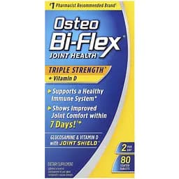 Комплекс Osteo Bi-Flex Joint Health + Vitamin D тройная сила 80 таблеток