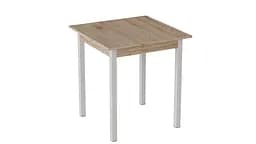 Стіл кухонний Ferrum-decor Дієго 75x80x80 Білий ДСП Сан-Марино 16мм (FRD-105653) - мініатюра 4
