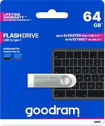 Flash Drive Goodram UNO3 64GB - мініатюра 3