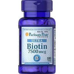 Біотин Puritan's Pride 7.500 мкг 100 таблеток