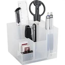 Набір канцелярський приладів Axent Cube настільний білий (2106-21-A)