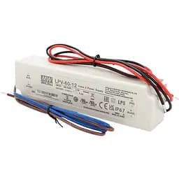 Импульсный блок питания Mean Well герметичный LPV-60-12 12В 5А (60Вт) IP67