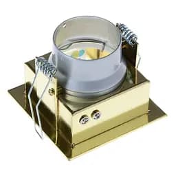 Світильник точковий Brille квадрат HDL-07-WL3 BRASS MR16 154080 - мініатюра 3