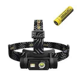 Фонарь налобный Nitecore HC65 1000LM + Батарея 3400 mAh (оригинал) фонарик