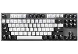 Клавиатура игровая механическая GamePro MK-124-G USB Hot-Swap Outemu Red Switch Black-White - мініатюра 18