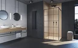 Душова перегородка Radaway Modo X Black II Factory 125 см 389325-54-55 - мініатюра 4