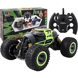 Машинка-перевертачка XPRO LK-2169 усюдихід на радіокеруванні 4WD потужний двигун вистачає на 20-25 хв їзди в середньому режимі зелена