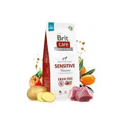 Сухий корм Brit Care Dog Grain-free Sensitive для собак з чутливим травленням, беззерновий з олениною, - мініатюра 4