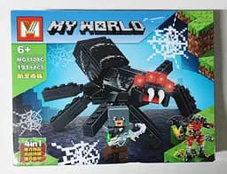 Конструктор 4 в 1 My World MG1108C Minecraft ігровий набір Отруйний павук 191 деталь