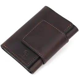 Кожаный женский кошелек Grande Pelle 10х8х2 см acs0024494