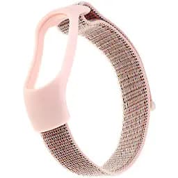 Ремешок Nylon Mi Band 3/4/5/6/7 Розовый
