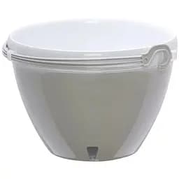 Вазон Santino Vista 3.8 л біло-сірий (VST38GRY/WHT)