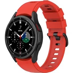 Ремінець для Samsung Galaxy Watch 4 Classic 46mm - червоний ширина кріплення 20мм силікон Watchbands RiccoOne (W29-1WB87751991)
