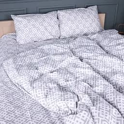 Комплект постільної білизни бязь MIRSON Abstract Gray 160х220см (2200013164241)