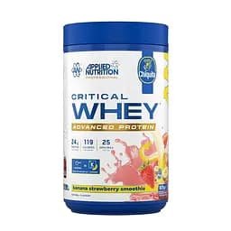 Сироватковий протеїн Applied Nutrition Critical Whey, 825 грам - Бананово-полуничний смузі