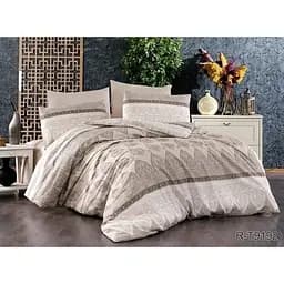 Комплект постільної білизни TAG Tekstil з компаньйоном Сімейний 000210865 (R-T9192)