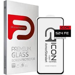 Защитное стекло ArmorStandart Icon Glass для Samsung S24 FE Black (ARM76970) [142082]