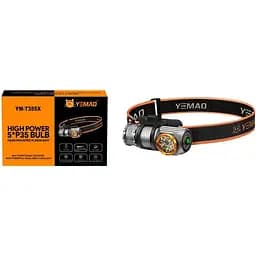 Налобный фонарь YEMAO YM-T355X с мощным светодиодом