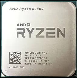 Процесор AMD Ryzen 5 1400 Socket AM4 (YD1400BBM4KAE) Б/В