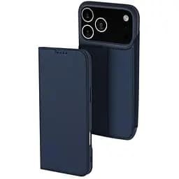 Чохол-книжка Dux Ducis з кишенею для візиток для Apple iPhone 17 Pro Max 6.9" Синій