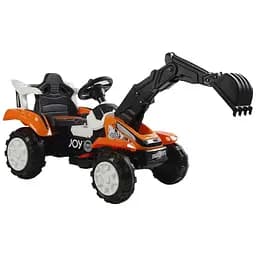 Електромобіль дитячий Joy Т-74430 з ковшем 25W 6V USB музика та підсвічування помаранчевий