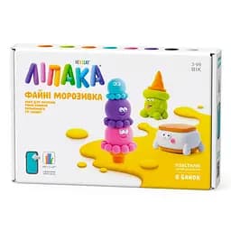 Набор пластилина Липака - Классное мороженое: Шариконавты, Йети Сэндвич, Рожок Кувырок, в коробке (4897105245452)