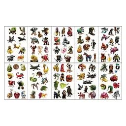 Детские временные тату "Итальянский брейнрот" Fresh Tattoo Italian-brainrot-tattoo-1, 12х7 см