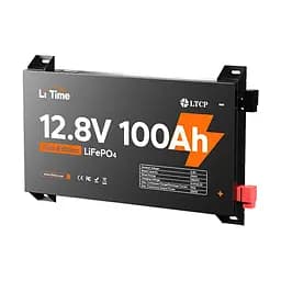 Аккумуляторная батарея литий-железо-фосфатная 12.8В 100А*ч LiFePO4 LiTime Slim 12V100-100-SLIM-LTCP-4-SE100 ультратонкая (44-00531)