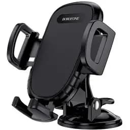 Автомобильный держатель для телефона Borofone BH37 Route push type suction cup car holder черный