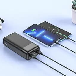 Універсальна мобільна батарея Power Bank Hoco J72B 30000 mAh (Чорний) - мініатюра 5