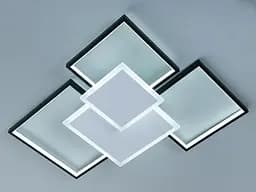 Світлодіодна Люстра стельова біла чорна 64 Вт