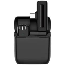 Мікрофон J11 Type-C петличний бездротовий приймач + мікрофон + зарядний кейс Black (17617)