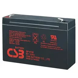 Аккумуляторная батарея CSB GP6120, 6V 12Ah (150 x 50 x 95 (100)) Q10