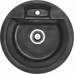 Кухонная мойка Adamant FINE графит d 470x190 мм, без крыла d 47