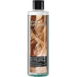 Шампунь-гель для душу Avon для чоловіків Екстремальний заряд SENSES 250 мл