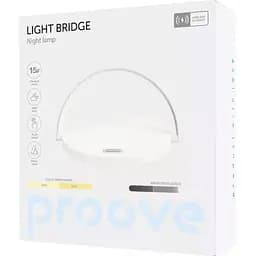 Нічний світильник з бездротовою зарядкою Proove Light Bridge White (PLLB05102002) [124216] - мініатюра 4