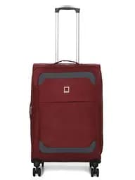 Валіза Середня (M) тканинна Airtex Worldline Tirana 608 на 4 колесах 65x41x23см 69л Бордовий - мініатюра 2