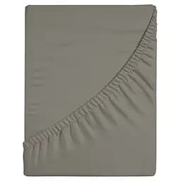 Простынь на резинке LeLit P-0207 полисатин 160х200+25 см темно-серый (le2000000311661)