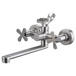 Смеситель для ванны Zerix GTA-006-A ZX4838 Нержавеющая сталь