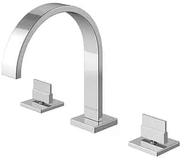 Смеситель для умывальника Kohlman Axis chrome QB202N Хром