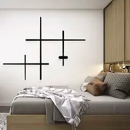 Настінний світильник 135х116 см Арт. NO 3-1350*1160 BK Line F