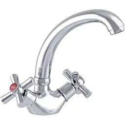 Змішувач для умивальника Zerix TLC 722 з полнооборотною кран буксою (ZX2967)