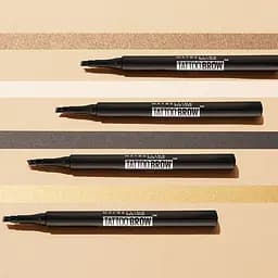 Фломастер для брів Maybelline New York Brow Tattoo Microblading Pen Soft Brown тон 110, 0.15 г (B3031860) - мініатюра 9