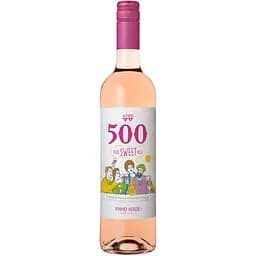 Вино 500 Vinho Verde Sweet рожеве напівсолодке 9.5% 0.75 л