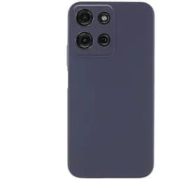 Чохол Silicone Cover Lakshmi Full Camera (AA) для Motorola Moto G75 5G Синій / Midnight Blue