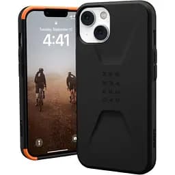 Оригинальний противоударный чехол UAG Civilian для iPhone 13 / iPhone 14 (6.1") Black (11317D114040)