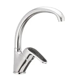 Змішувач для кухні Haiba Magic 777 із чорною ручкою HB0660 Хром