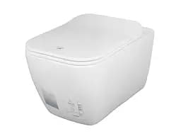Унітаз підвісний з функцією біде Idevit Halley з кришкою Soft Close SETK3204-2615-001-1-6000, Білий - мініатюра 3