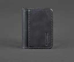 Кожаная обложка для ID-паспорта и водительского заседания 4.0 синяя