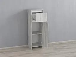 Пенал з шухлядою та дверцятами Moreli Forte Wilmer 2 950x300x300 мм Бетон (id27-0000-117-beton)